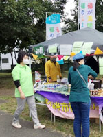 麦の収穫祭 福島県人会の応援